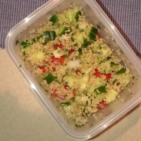 Easy School Lunch: Veggie Quinoa Toss